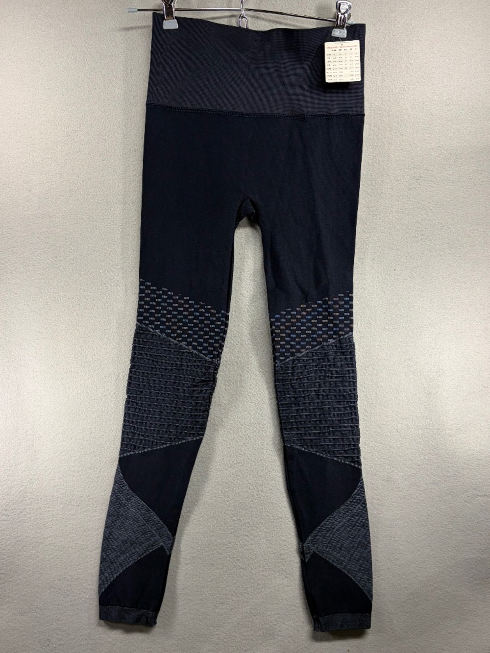 NEW Spanx Navy Blue Textured Leggings Small